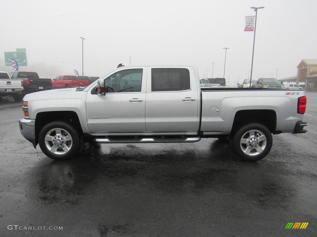 Silver Ice Metallic 2016 Chevrolet Silverado 2500HD LTZ Crew Cab 4x4 Exterior Photo #138598074
