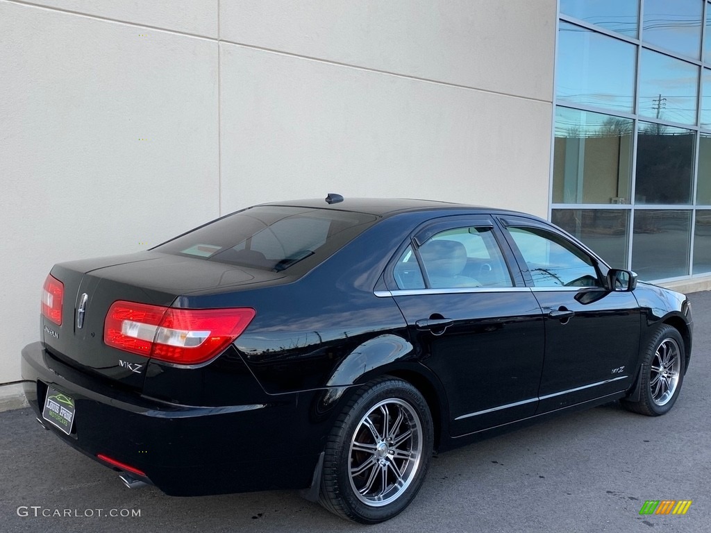2007 MKZ Sedan - Black / Light Stone photo #122