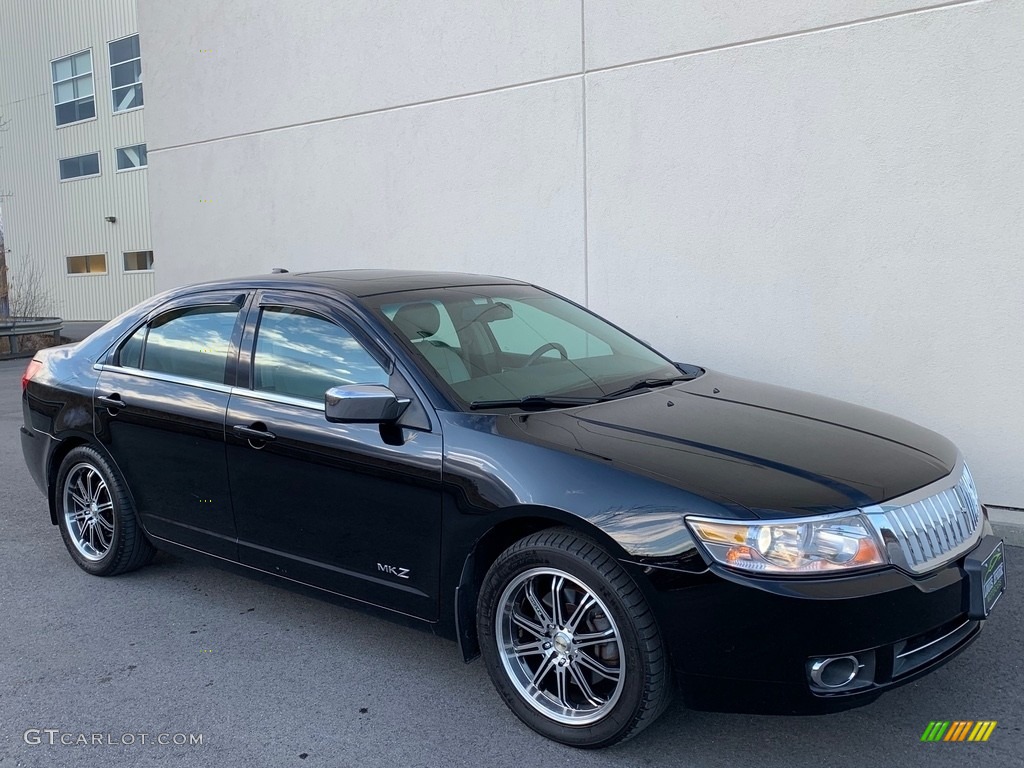 2007 MKZ Sedan - Black / Light Stone photo #123
