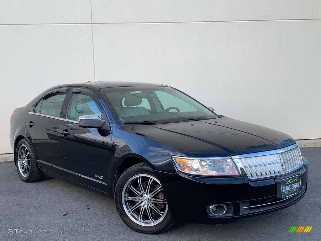 2007 MKZ Sedan - Black / Light Stone photo #125