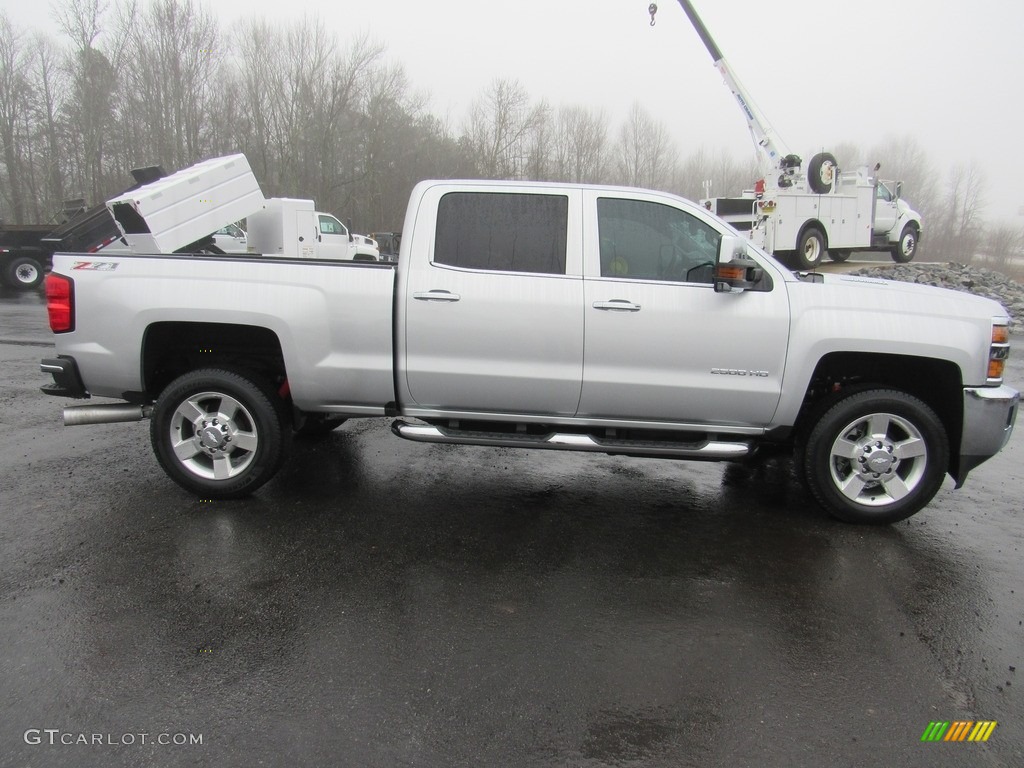 Silver Ice Metallic 2016 Chevrolet Silverado 2500HD LTZ Crew Cab 4x4 Exterior Photo #138598185