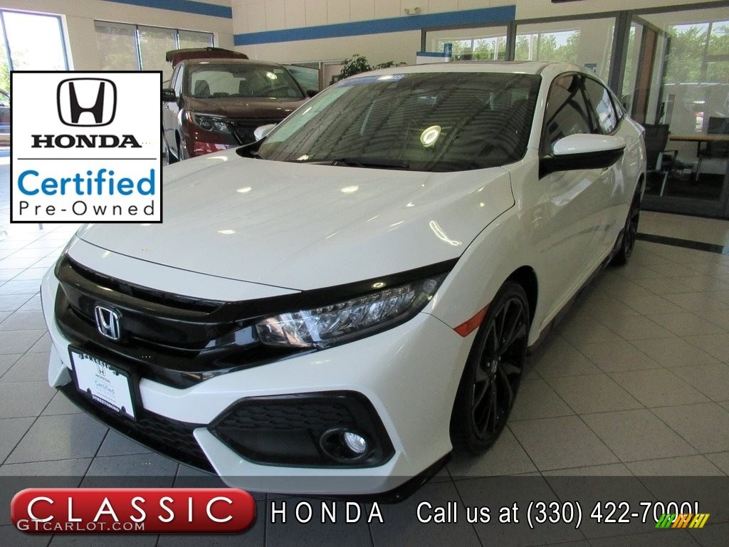 White Orchid Pearl Honda Civic