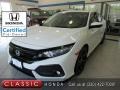 2018 White Orchid Pearl Honda Civic Sport Touring Hatchback  photo #1
