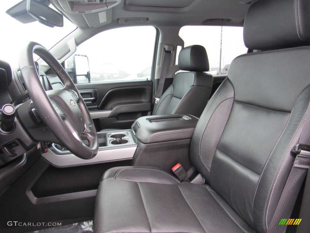 Jet Black Interior 2016 Chevrolet Silverado 2500HD LTZ Crew Cab 4x4 Photo #138598527
