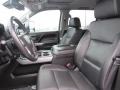 Jet Black Front Seat Photo for 2016 Chevrolet Silverado 2500HD #138598527