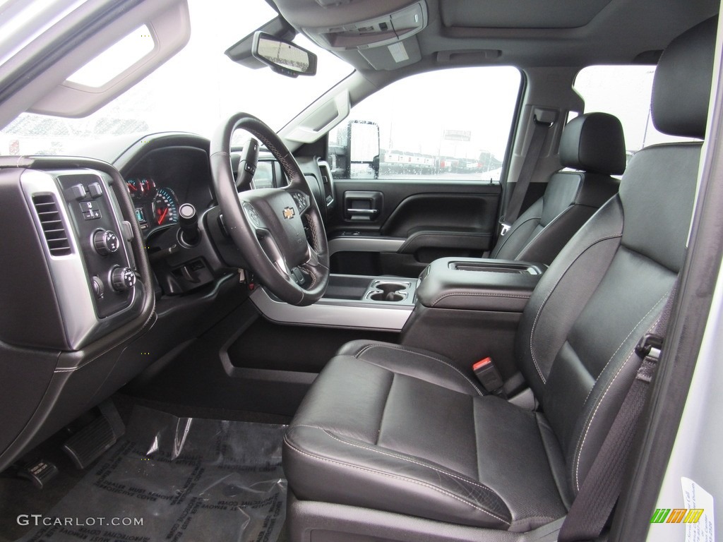 Jet Black Interior 2016 Chevrolet Silverado 2500HD LTZ Crew Cab 4x4 Photo #138598551