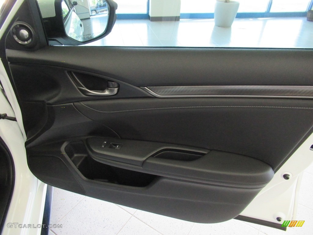 2018 Honda Civic Sport Touring Hatchback Black Door Panel Photo #138598623