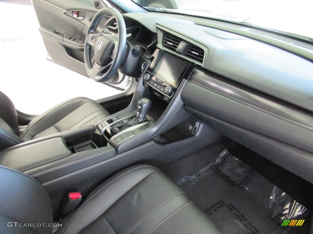 Black Interior 2018 Honda Civic Sport Touring Hatchback Photo #138598647