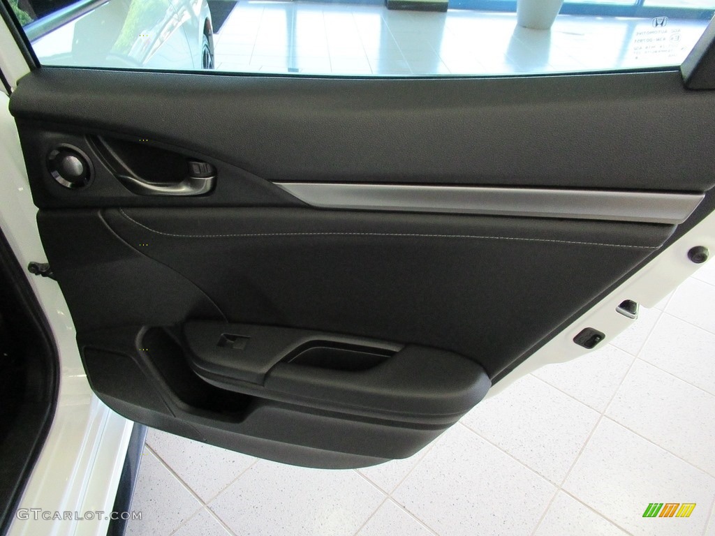 2018 Honda Civic Sport Touring Hatchback Black Door Panel Photo #138598701
