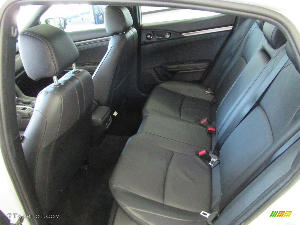 Black Interior 2018 Honda Civic Sport Touring Hatchback Photo #138598875