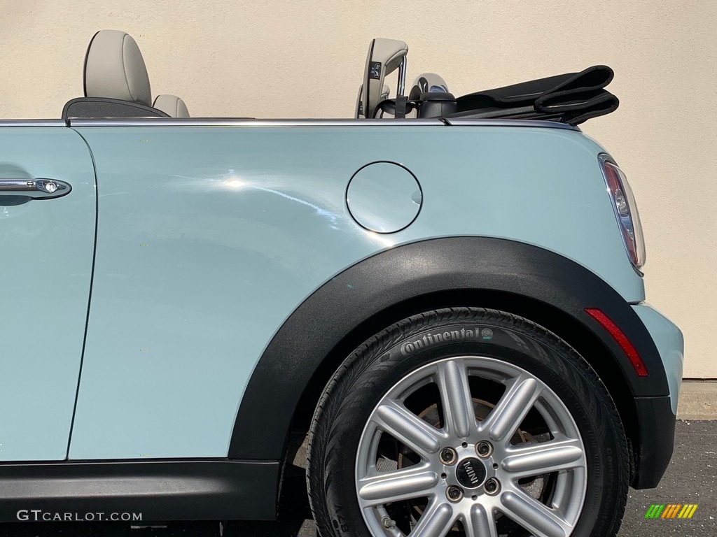 2012 Cooper S Convertible - Ice Blue / Satellite Gray Lounge Leather photo #30