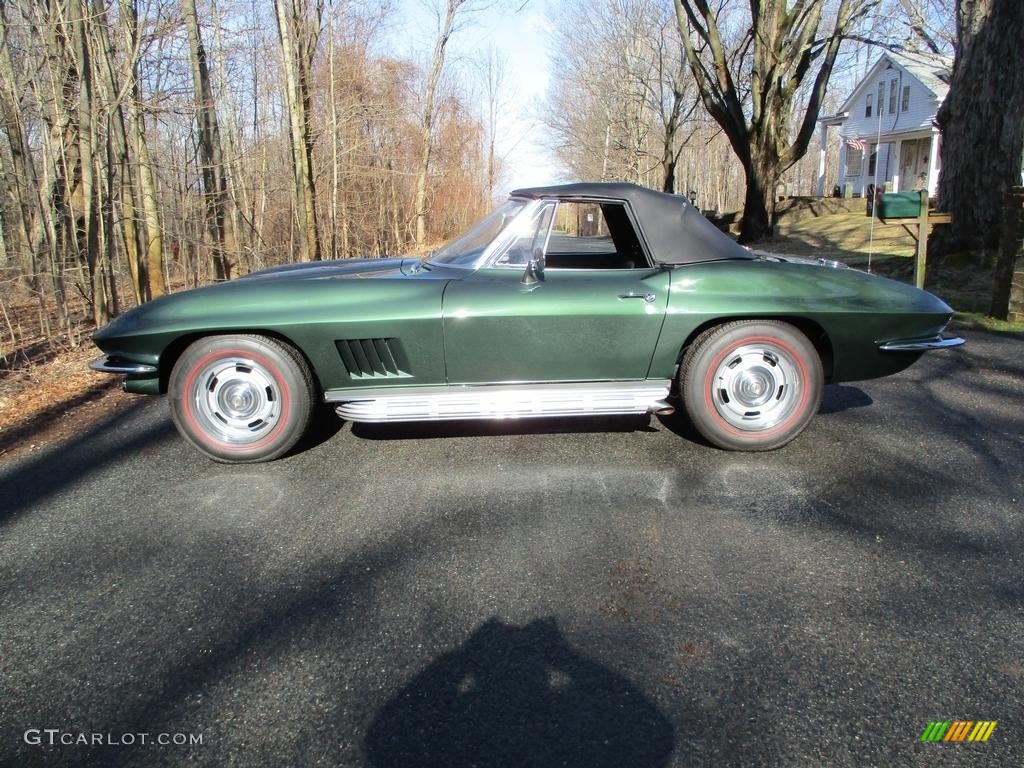 1967 Corvette Convertible - Goodwood Green / Green photo #1