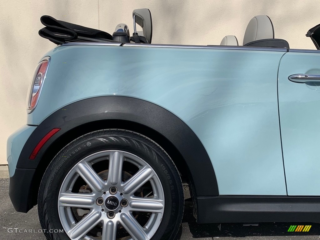 2012 Cooper S Convertible - Ice Blue / Satellite Gray Lounge Leather photo #31