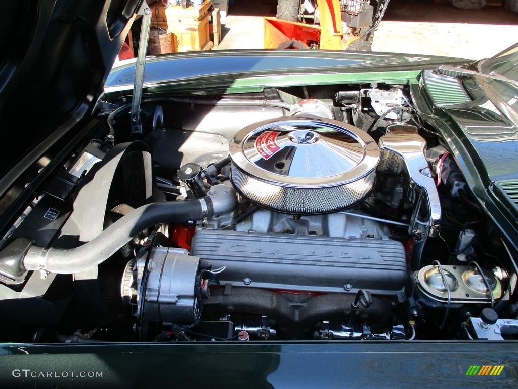 1967 Corvette Convertible - Goodwood Green / Green photo #4