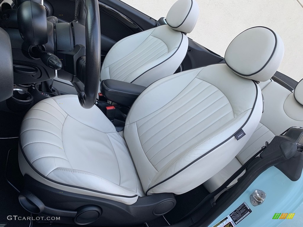 2012 Cooper S Convertible - Ice Blue / Satellite Gray Lounge Leather photo #39