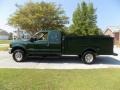 Woodland Green Metallic 2000 Ford F350 Super Duty XLT SuperCab 4x4 Chassis Utility Truck Exterior