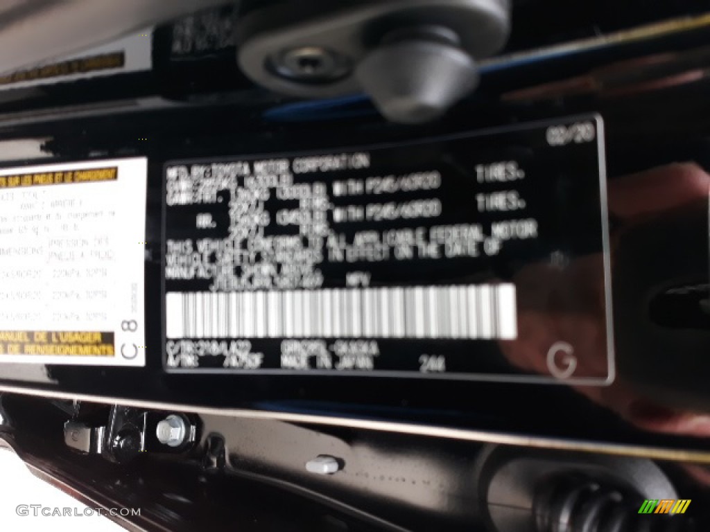 2020 4Runner Limited 4x4 - Midnight Black Metallic / Black photo #60