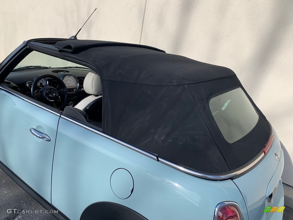 2012 Cooper S Convertible - Ice Blue / Satellite Gray Lounge Leather photo #94