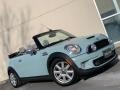 2012 Ice Blue Mini Cooper S Convertible  photo #115