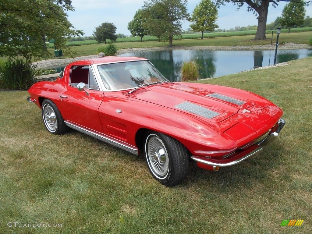 Riverside Red 1963 Chevrolet Corvette Sting Ray Coupe Exterior Photo #138601227