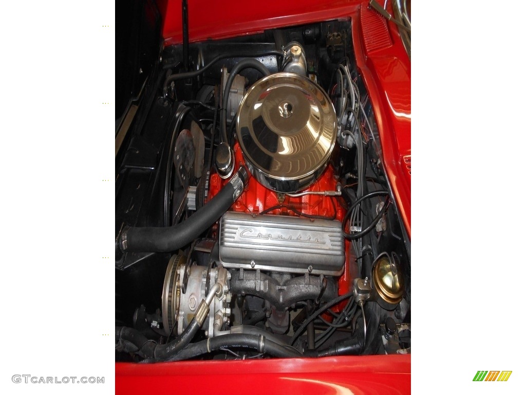 1963 Chevrolet Corvette Sting Ray Coupe Engine Photos