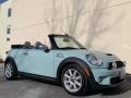 2012 Ice Blue Mini Cooper S Convertible  photo #121