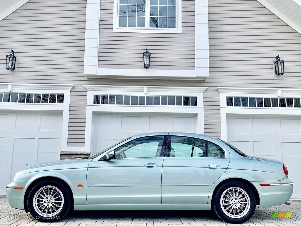 2007 S-Type 3.0 - Seafrost Metallic / Ivory/Mocha photo #1