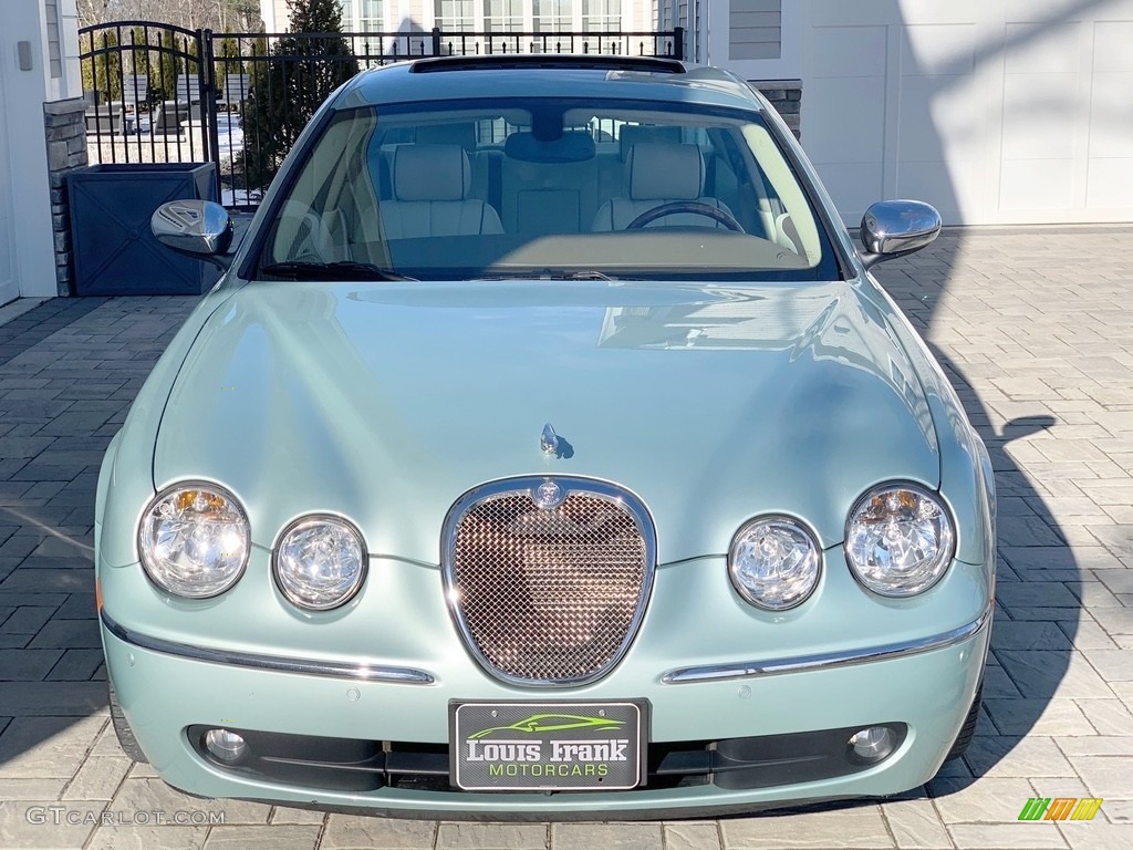 2007 S-Type 3.0 - Seafrost Metallic / Ivory/Mocha photo #7