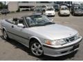 2001 Silver Metallic Saab 9-3 SE Convertible  photo #3