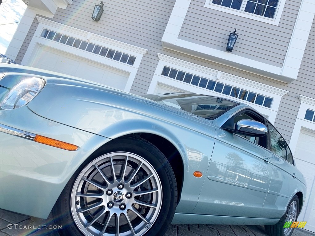 2007 S-Type 3.0 - Seafrost Metallic / Ivory/Mocha photo #24