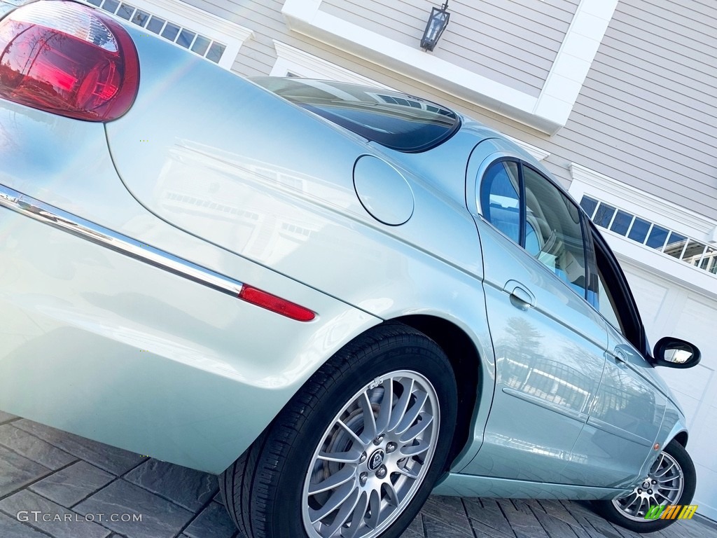 2007 S-Type 3.0 - Seafrost Metallic / Ivory/Mocha photo #25