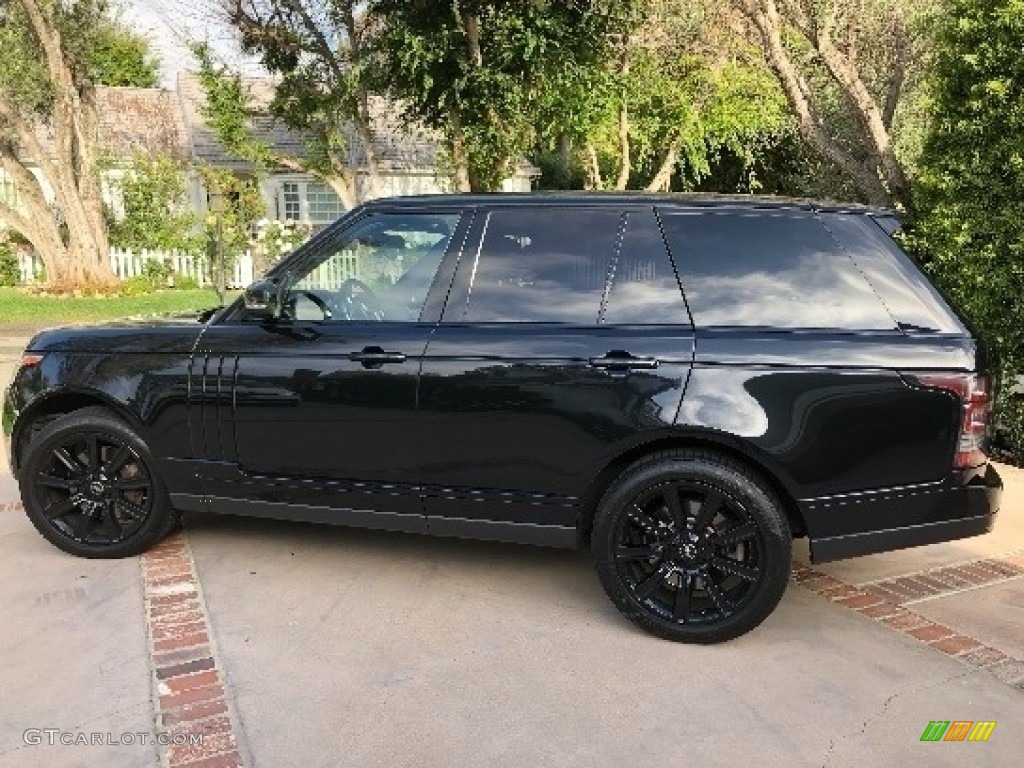 2015 Range Rover Supercharged - Barolo Black / Ebony photo #10