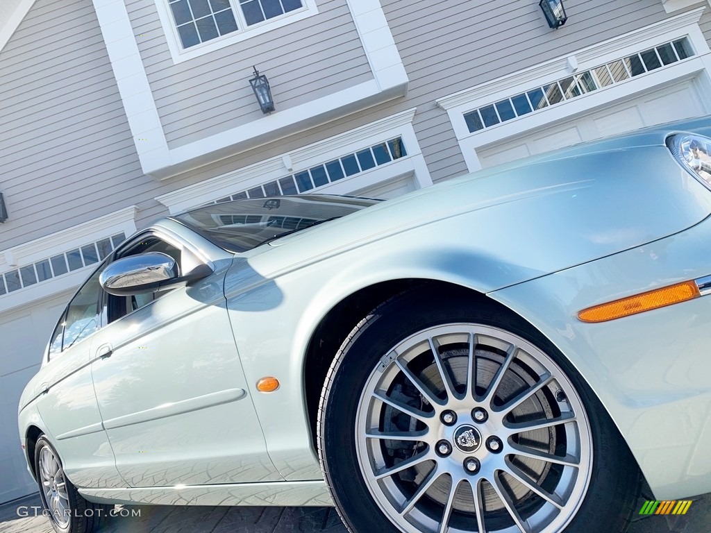2007 S-Type 3.0 - Seafrost Metallic / Ivory/Mocha photo #26