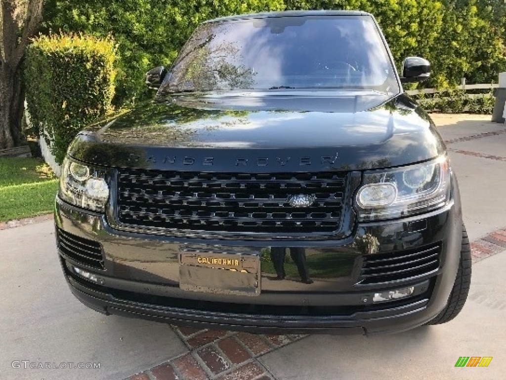 2015 Range Rover Supercharged - Barolo Black / Ebony photo #16