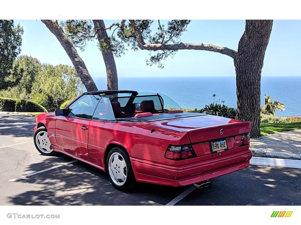 Imperial Red 1994 Mercedes-Benz E 320 Convertible Exterior Photo #138602391