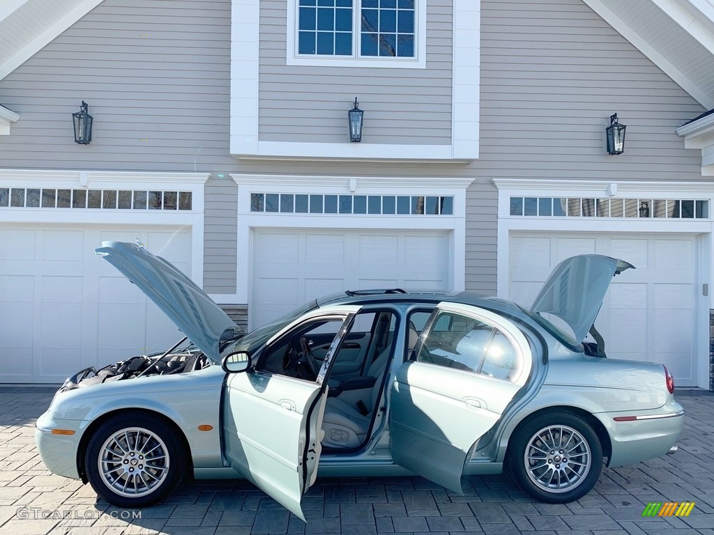 2007 S-Type 3.0 - Seafrost Metallic / Ivory/Mocha photo #41