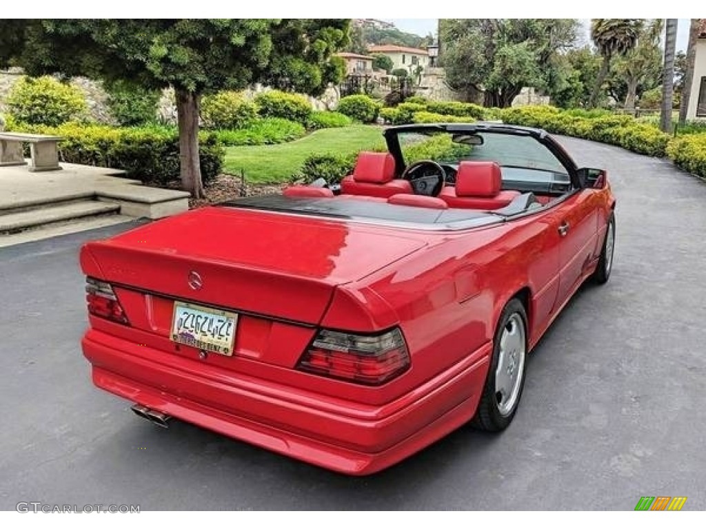 Imperial Red 1994 Mercedes-Benz E 320 Convertible Exterior Photo #138602412