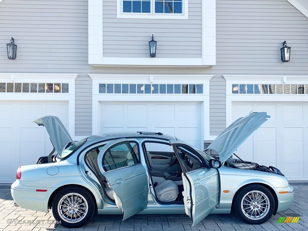 2007 S-Type 3.0 - Seafrost Metallic / Ivory/Mocha photo #42