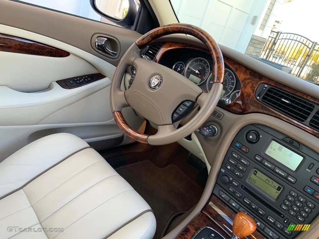 2007 S-Type 3.0 - Seafrost Metallic / Ivory/Mocha photo #43