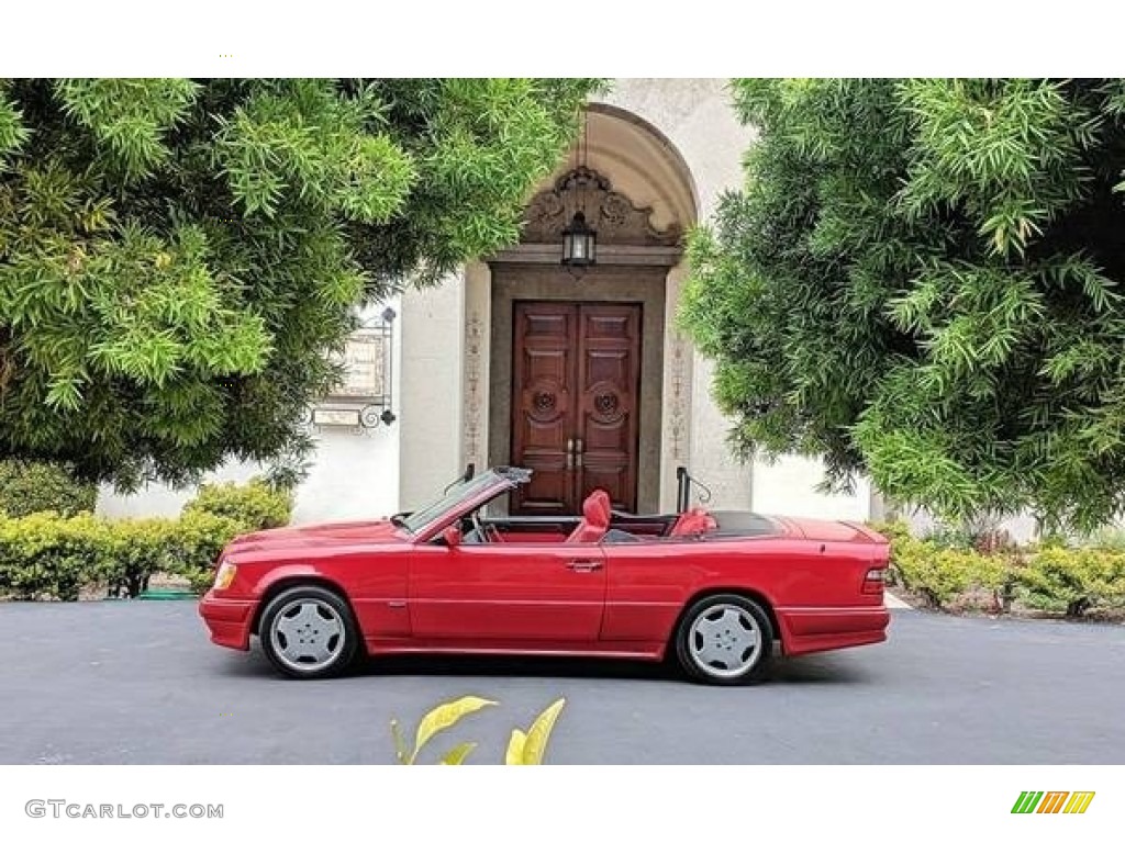 Imperial Red 1994 Mercedes-Benz E 320 Convertible Exterior Photo #138602463