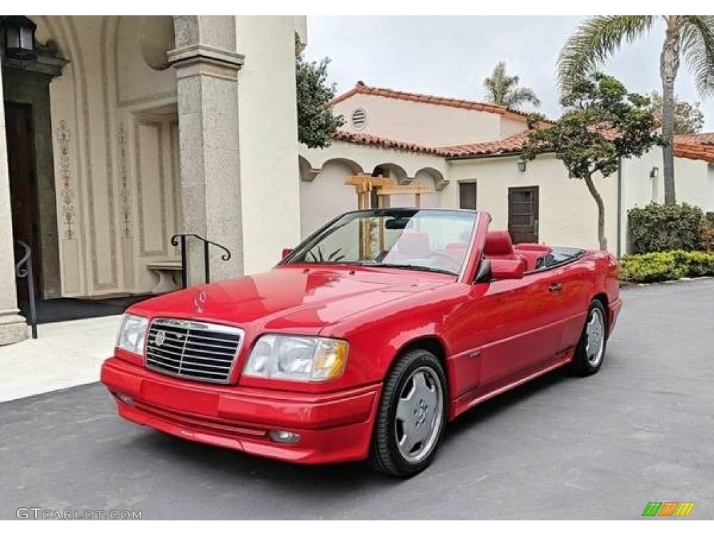 Imperial Red 1994 Mercedes-Benz E 320 Convertible Exterior Photo #138602481