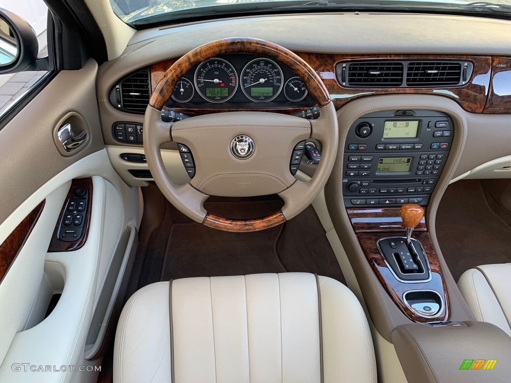 2007 S-Type 3.0 - Seafrost Metallic / Ivory/Mocha photo #44