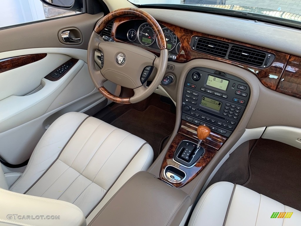 2007 S-Type 3.0 - Seafrost Metallic / Ivory/Mocha photo #46