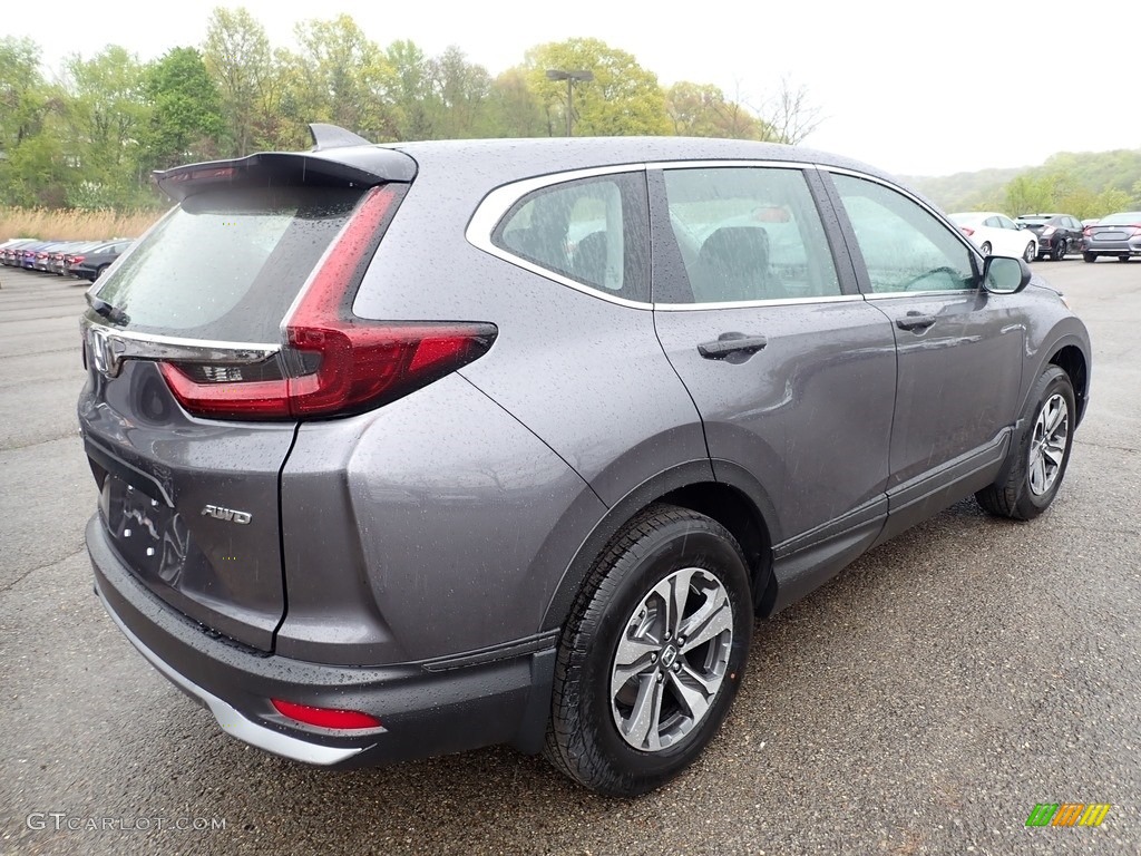 2020 CR-V LX AWD - Modern Steel Metallic / Black photo #6