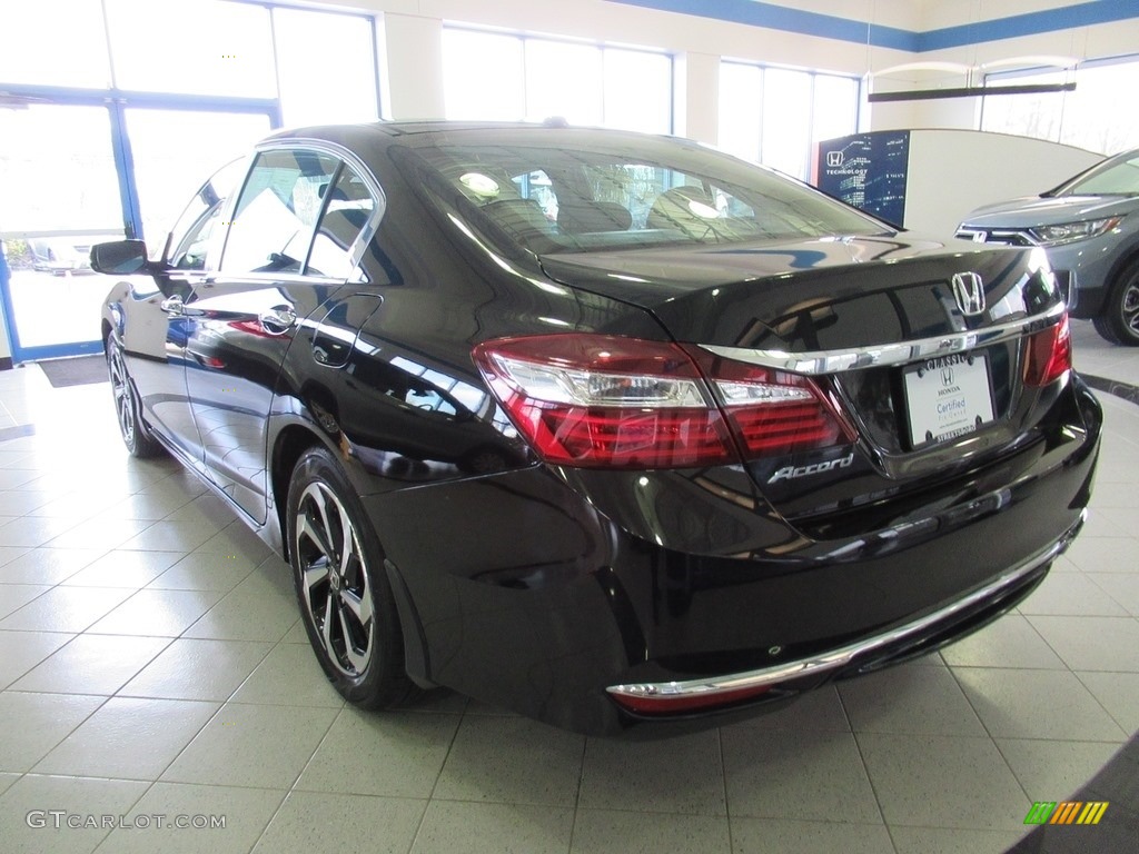 2017 Accord EX-L Sedan - Crystal Black Pearl / Black photo #3