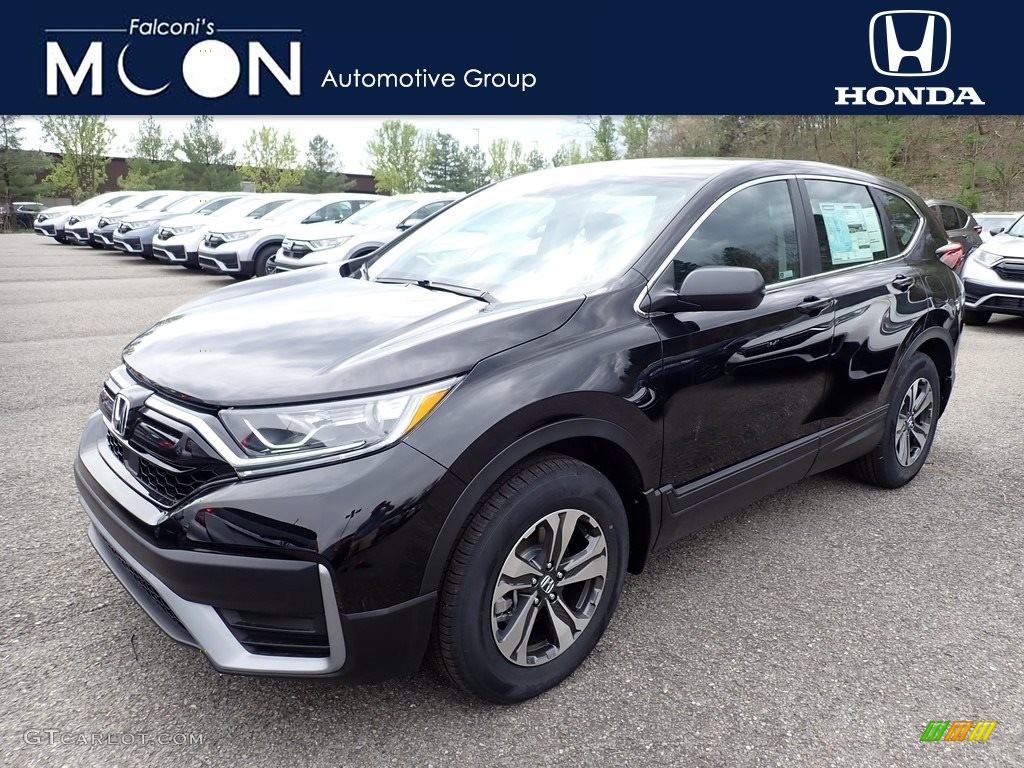 2020 CR-V LX AWD - Crystal Black Pearl / Black photo #1