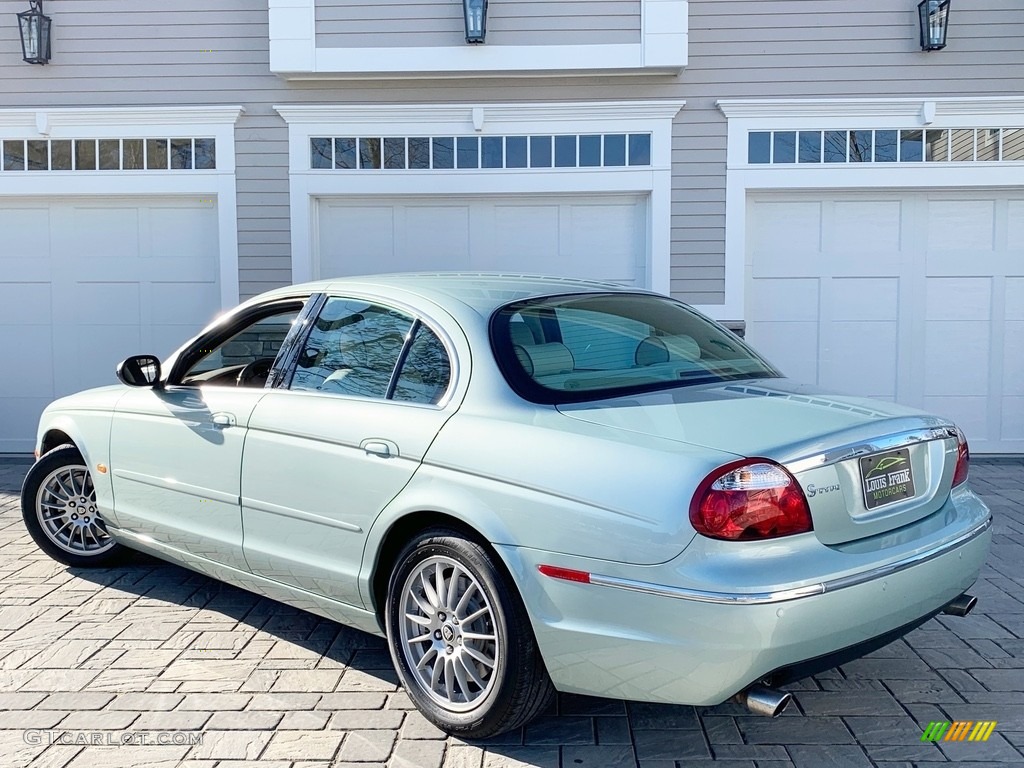 2007 S-Type 3.0 - Seafrost Metallic / Ivory/Mocha photo #104