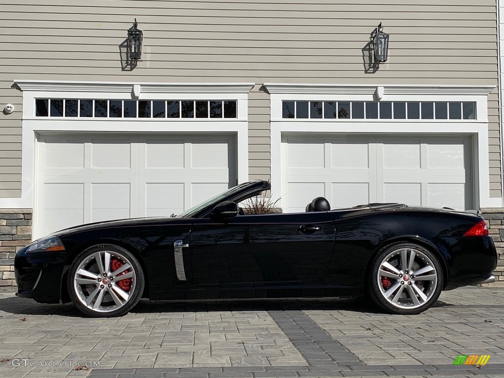 Ultimate Black Metallic 2011 Jaguar XK XKR Convertible Exterior Photo #138604206