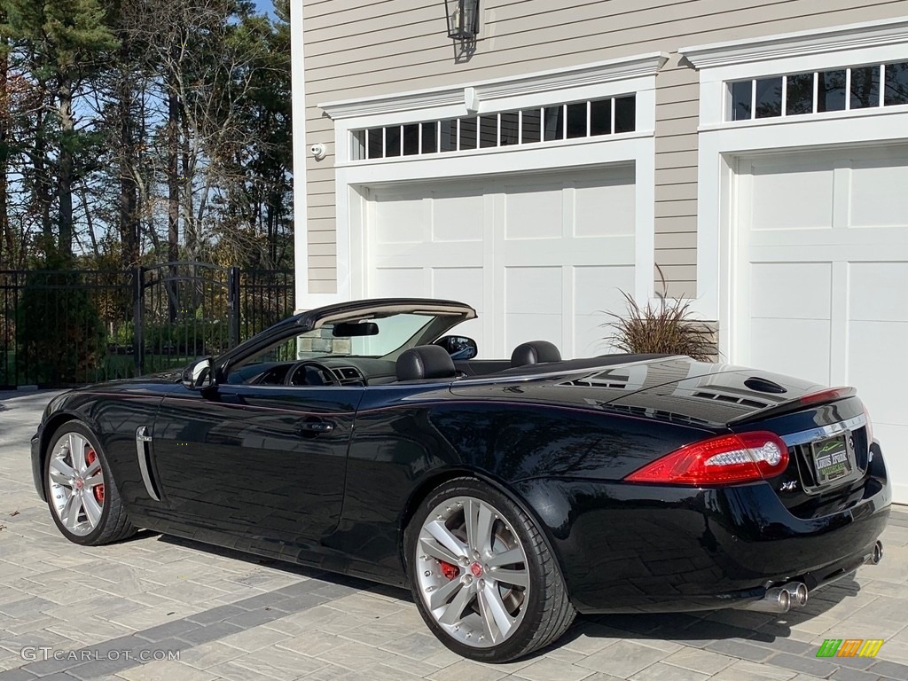 2011 XK XKR Convertible - Ultimate Black Metallic / Warm Charcoal/Warm Charcoal photo #20