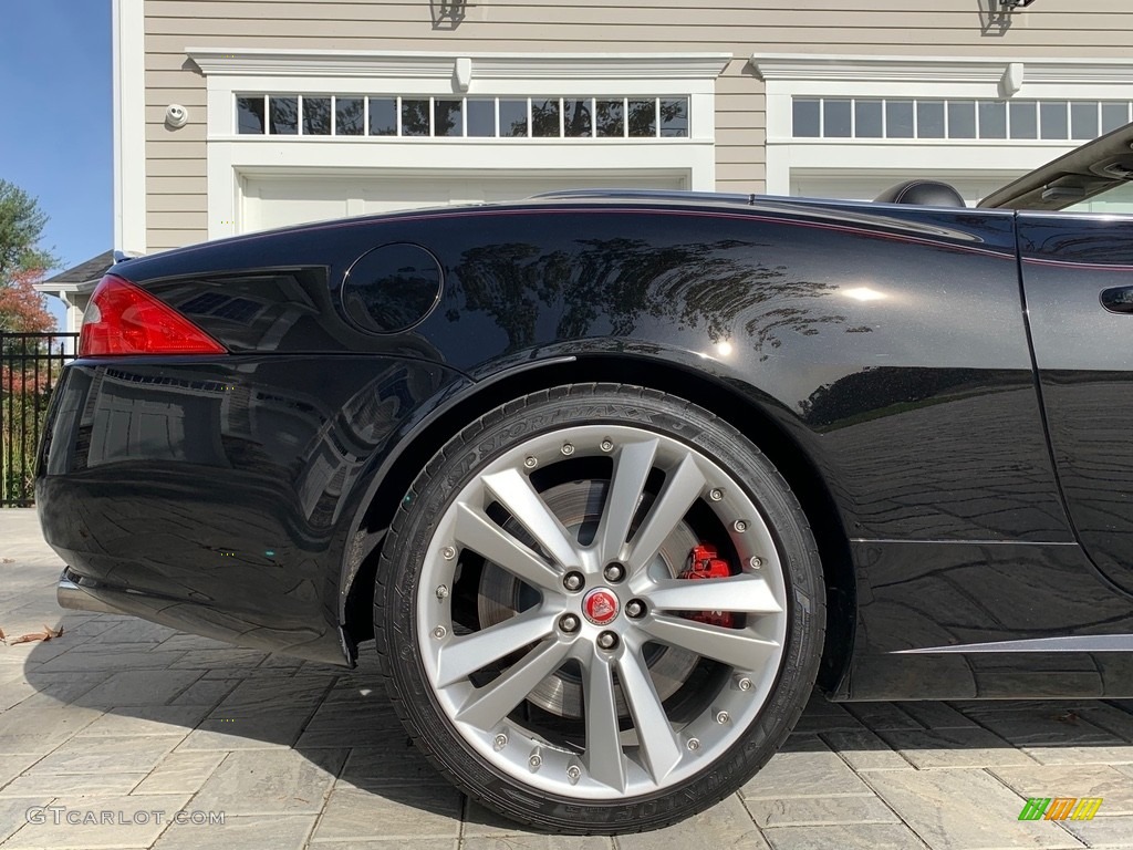 2011 XK XKR Convertible - Ultimate Black Metallic / Warm Charcoal/Warm Charcoal photo #36